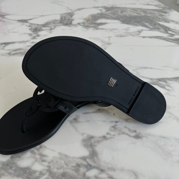 NWT - Tory Burch Miller Sandals 90582 - Perfect Black✨ - Picture 6 of 8